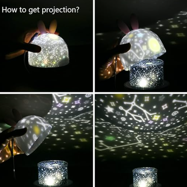 Rabbit Projector Lamp - مصباح بروجيكتور على شكل أرنب