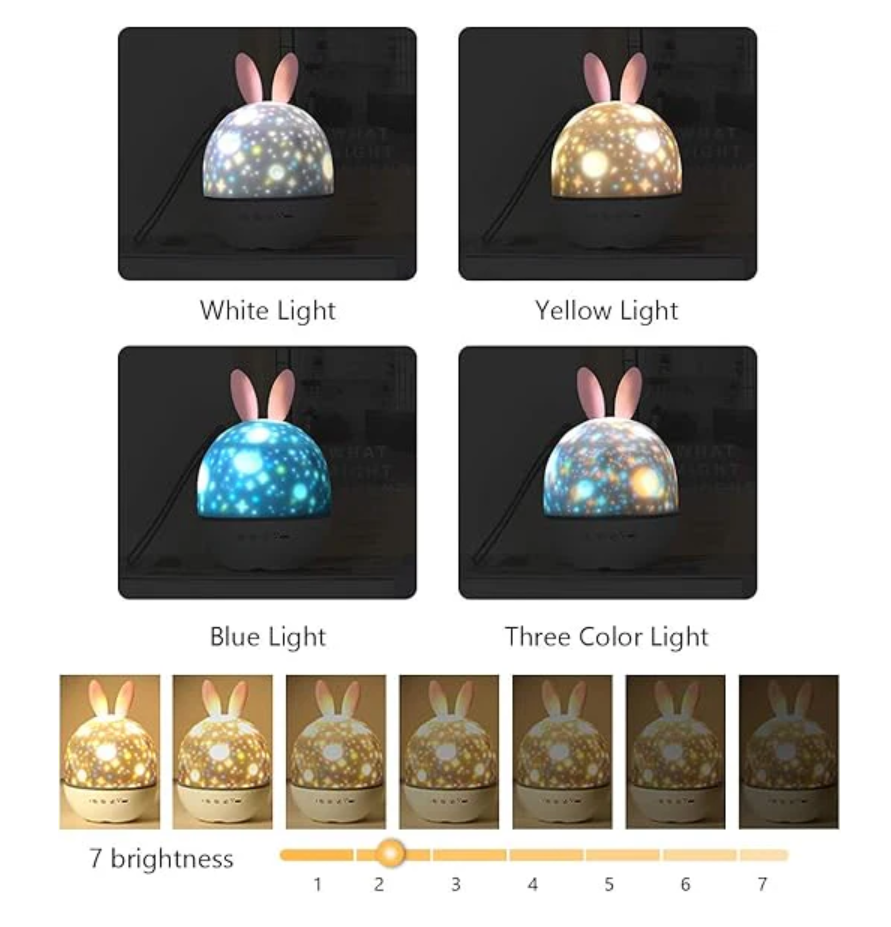 Rabbit Projector Lamp - مصباح بروجيكتور على شكل أرنب