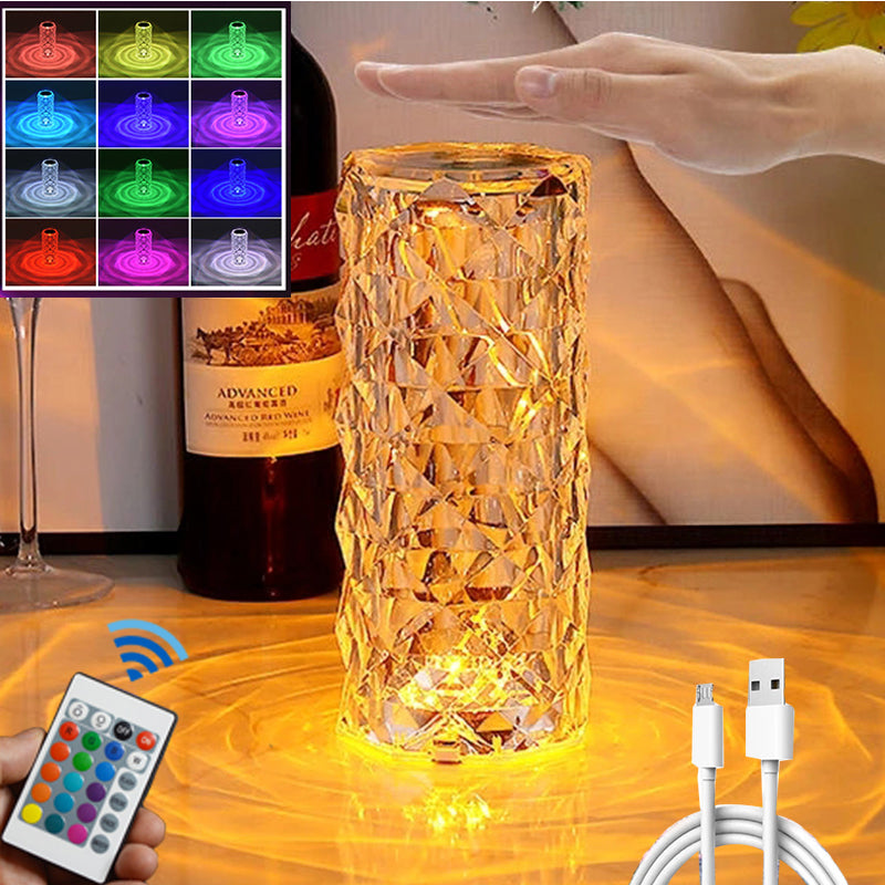 LED Crystal Table Lamp – مصباح طاولة كريستال LED
