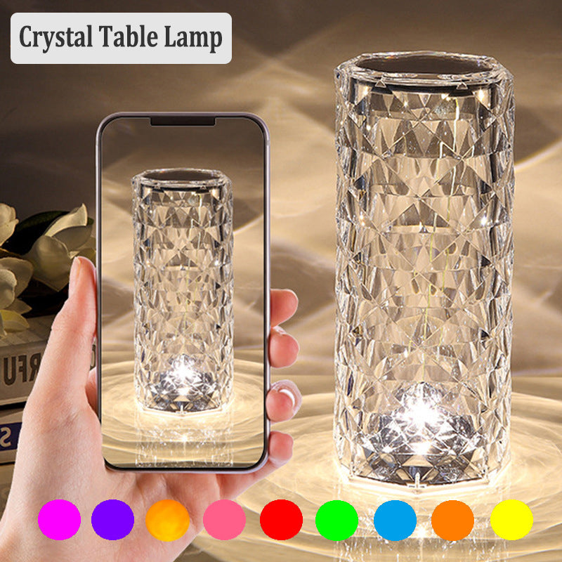 LED Crystal Table Lamp – مصباح طاولة كريستال LED