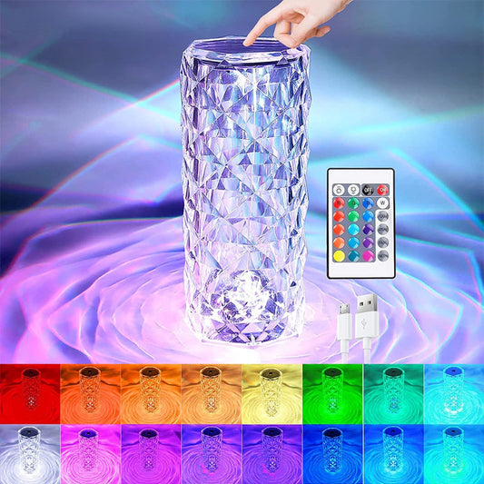 LED Crystal Table Lamp – مصباح طاولة كريستال LED