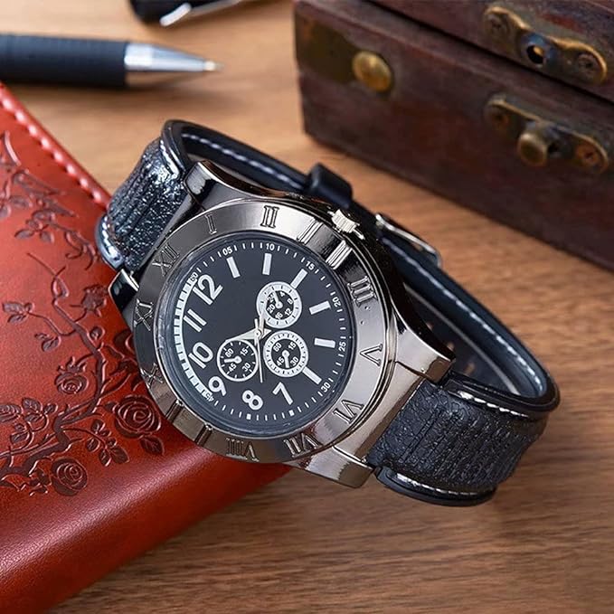 Men's Military Lighter Watch – ساعة ولاعة العسكرية للرجال